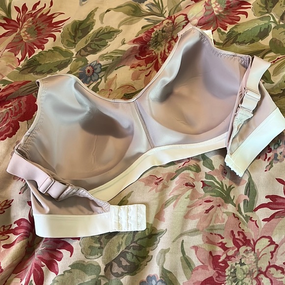 NATORI Sports Bra Size 38DDD Blush & Ivory Back close Adjustable $79 NEW - Picture 8 of 14